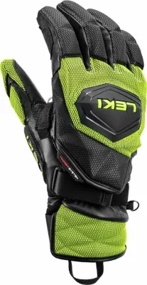 Dorëza skijimi Leki WCR Venom GS 3D, nr. 9, lëkurë, Trigger System, e zezë