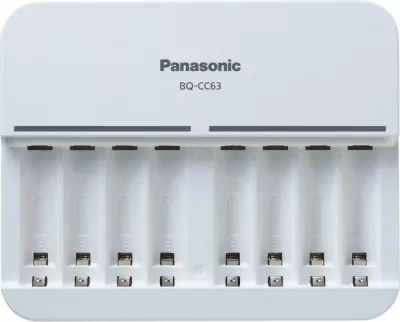 Karikues i baterive Panasonic Eneloop Smart 8 BQ-CC63, i bardhë