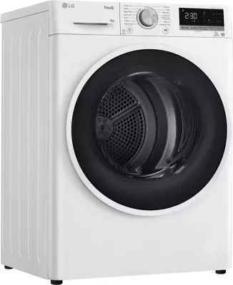 Tharëse rrobash LG RH90V5AV6N 9 kg Dual Inverter Heat Pump, e bardhë