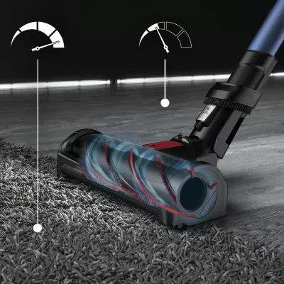 Fshesë me korrent pa kabllo Rowenta X-Force Flex 12.60 Aqua RH98C0WO, blu/zezë