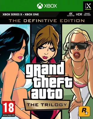 Lojë për Xbox One Take2 Interactive Grand Theft Auto: The Trilogy - Definitive Edition, set 3 lojëra, PEGI 18