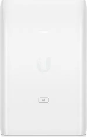 Adapter PoE Ubiquiti U-POE-AT, Gigabit Ethernet, Bardhë
