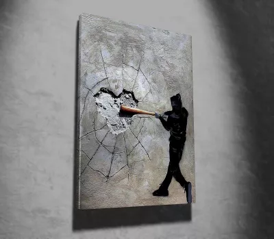 Pikturë dekorative në kanavacë Wallity, WY45, 70x100cm