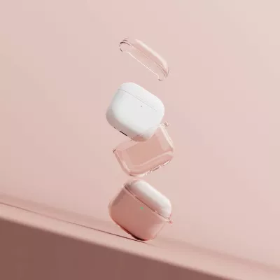 Mbështjellës Ringke Air për Apple AirPods 4, e gjelbër, me karabiner