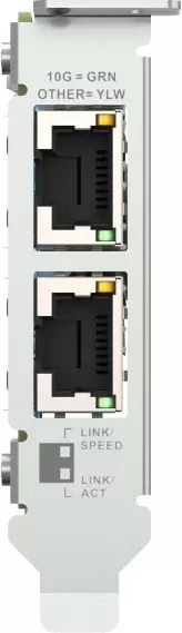Kartë rrjeti QNAP QXG-10G2T, Ethernet 10 Gigabit, PCI Express, Gjelbër