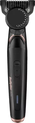 Trimer mjekre, BaByliss T885E, 24 nivele 0.5–12 mm, pa tel dhe me kabllo, autonomi 60 min, i zi