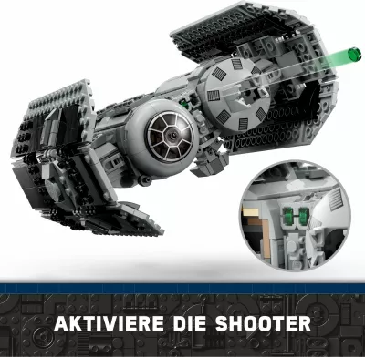 Set ndërtimi LEGO Star Wars TIE Bomber, 625 pjesë, plastikë, shumëngjyrësh