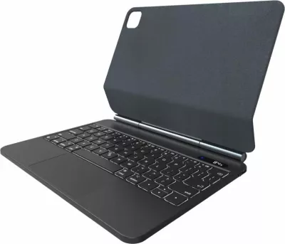 Mbështjellës me tastierë FIXED Typee për Apple iPad Pro 11\" M4 (2024), Bluetooth, me trackpad, USB-C, i zi
