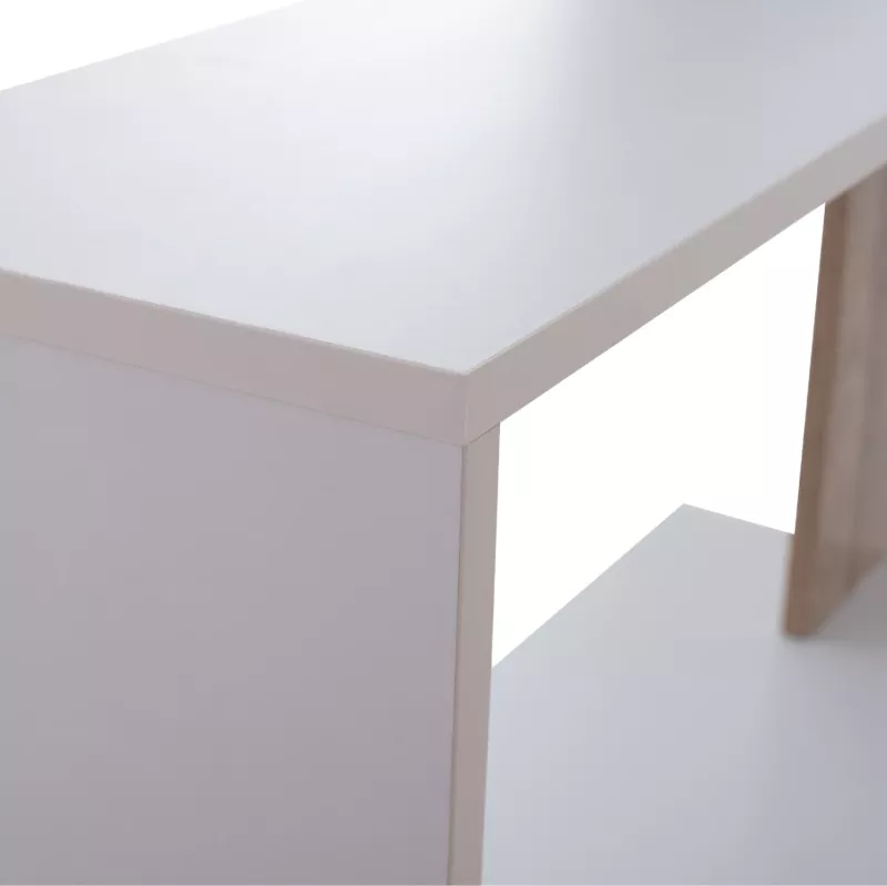 Raft librash HARVEY FH8770 80x23x141 bardhë