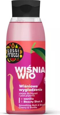 Vaj për dush dhe banjë për femra Farmona Tutti Frutti Cherry and Vanilla Beauty Shot A, 400ml