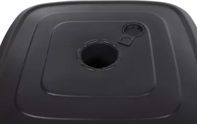 Bazë plastike për ombrellë me rrotë SOLBAS FH6113.02 ngjyrë antracit për shtyllë 33/50mm 46,5x23,5H cm