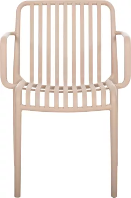 Karrige për jashtë CONVEE FH6105.04 polipropileni, ngjyrë kapuçino, 55x56x79H cm