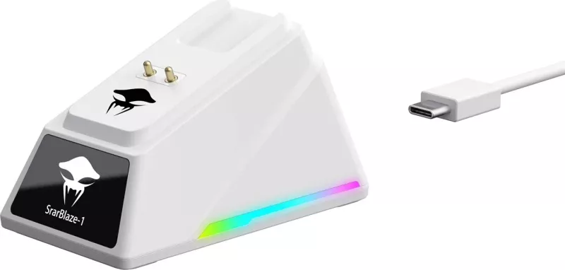 Maus gaming HAVIT StarBlaze-1, me ose pa kabllo, 26000 DPI, i bardhë dhe i zi