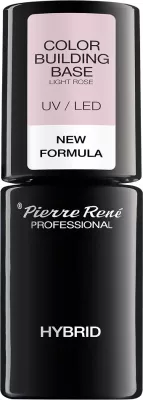 Bazë ndërtuese për thonj Pierre Rene Colorful Building Base 01 Light Rose për femra, 6ml