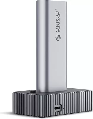 Docking station Orico IT18C3 për SSD M.2 NVMe/SATA, 8TB, USB-C, Gri