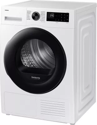 Tharëse rrobash Samsung DV90DG52A0AELE 9 kg A+++ me pompë nxehtësie, WiFi SmartThings, e bardhë