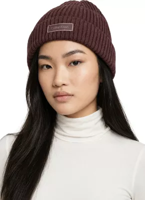 Kapelë beanie për femra Calvin Klein LV04F8106G, kafe