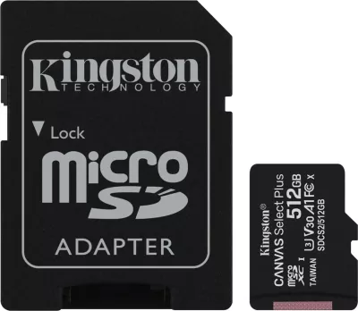 Kartë memorie Kingston Canvas Select Plus, 512GB