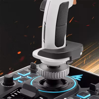 Set joystickësh Thrustmaster Sol-R 2 HOSAS Space Sim Duo për PC, 2x flight stick, RGB, 88 komanda, bardh/zi, set 2 copë