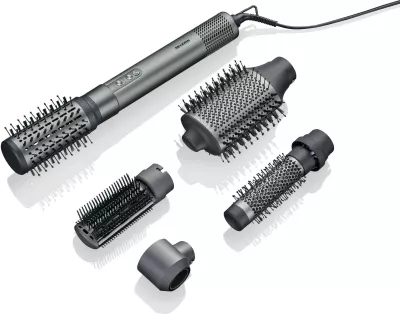 Furçë elektrike flokësh Severin WL 0683, 1500W, 4 koka, antracit/argjend