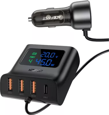 Karikues makine Acefast B11, 138W, 6 porta USB-A/USB-C, i zi