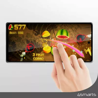 Mbështjellës ekrani 4smarts Samsung Galaxy A55, xham i kalitur, transparent