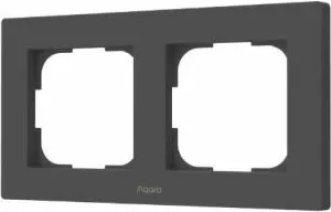 kornizë switch AQARA H2 EU FE-X01D-G, dyfish (2-gang) 86×157 mm, gri