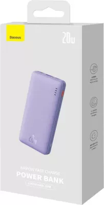 Powerbank Baseus Airpow 10000mAh 20W, vjollcë