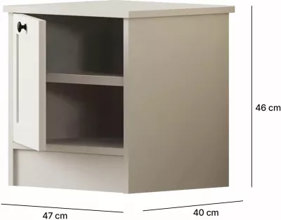 Set dhome për të rinj Skye Decor, ngjyrë e bardhë mat, Rb-168-01-006-01