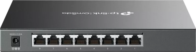 Switch TP-Link Omada 8-Port Gigabit Smart, 4-Port PoE+, Managed, Rack mounting