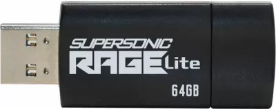 USB memorje Patriot Supersonic Rage Lite 64GB USB 3.2 Gen 1 120MB/s e zezë/blu