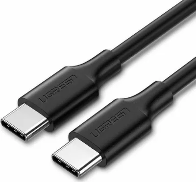 Kabllo USB-C në USB-C Ugreen US286 2m USB 2.0, e zezë