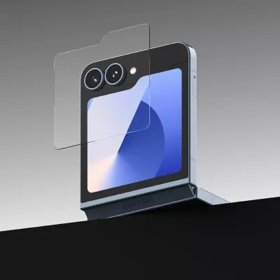 Mbështjellës xhami i temperuar Ringke për ekran të jashtëm Samsung Galaxy Z Flip 6, 2 copë