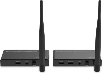 Transmetues dhe pranues AV Digitus, HDMI pa tela, 100 m, i zi