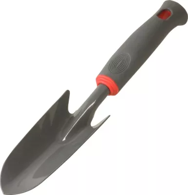 Lopatë dore për kopsht Proline 40071, çelik i fortësuar, dorezë ergonomike, gri/kuqe