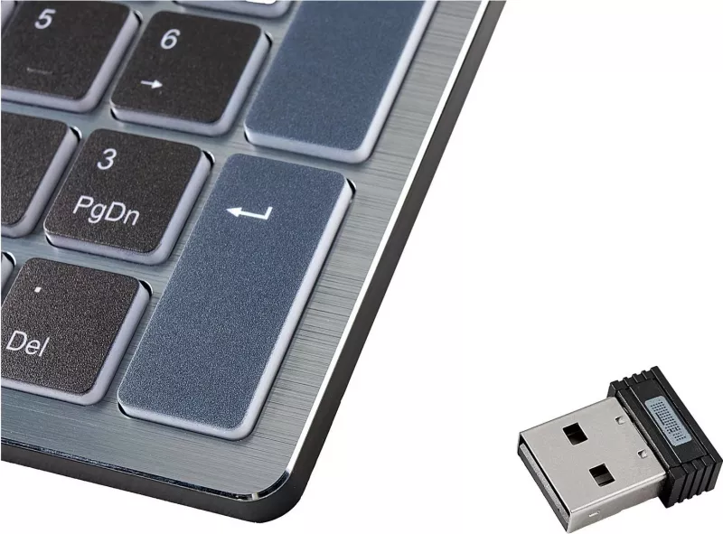 Tastierë Hama WK-750, multi-device, wireless, e zezë
