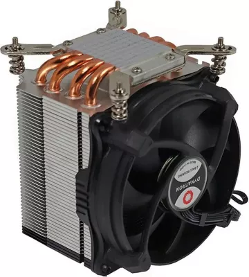Ftohës ajri Dynatron Q6, 9.2 cm, 1600 RPM, 6000 RPM, Ngjyrë e zezë