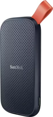 SSD portabël SanDisk SDSSDE30-1T00-G26, 1 TB, USB Type-C, 3.2 Gen 2, 800 MB/s, e zezë