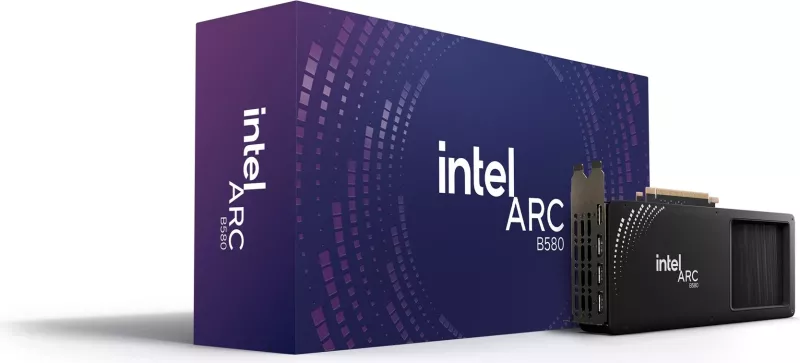 Kartelë grafike Intel Arc B580, 12 GB GDDR6, e zezë