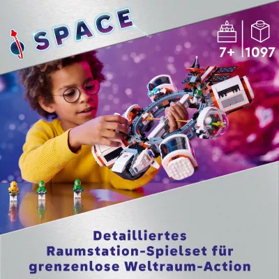 Set ndërtimi LEGO Modular Space Station 60433, 1097 pjesë, shumëngjyrësh