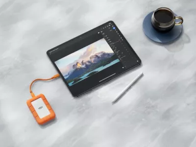 SSD i jashtëm rugged LaCie STND1000400 1TB USB-C 40Gb/s, portokalli