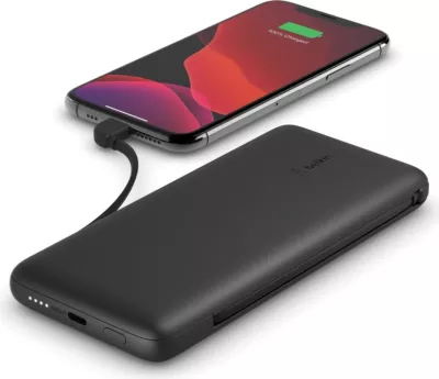 Powerbank Belkin BPB006btBLK, 10000 mAh, 18 W, Ngjyrë e zezë