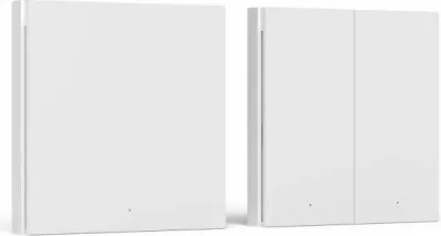 Switch i mençur i murit Aqara H1 EU WS-EUK02 / AK072EUW01, 2 butona, Zigbee 3.0, pa tel neutral, i bardhë