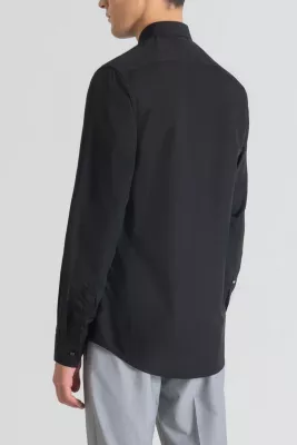 Këmishë për meshkuj Antony Morato London Slim Fit, e zezë [Madhësia: 44]