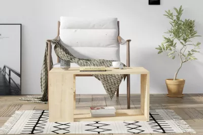 Tavolinë kafeje Hanah Home, Fenton, ngjyrë lisi