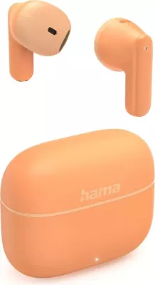 Kufje Hama True Wireless Freedom Light II, Bluetooth 5.3, ngjyrë portokalli