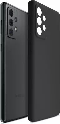Mbështjellës silikon Samsung Galaxy A53 5G 3mk, i zi