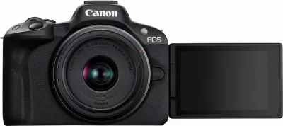 Aparat Canon EOS R50, RF-S 18-150mm F3.5-6.3 IS STM, i zi