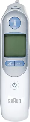 Termometër trupor Braun ThermoScan 7 IRT6520 për vesh, i bardhë