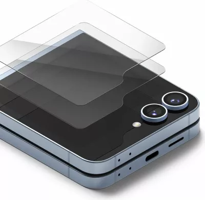 Mbështjellës xhami i temperuar Ringke për ekran të jashtëm Samsung Galaxy Z Flip 6, 2 copë